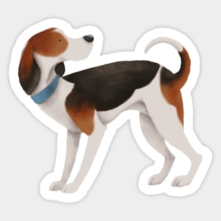 Dog breed Russian pinto hound Sticker